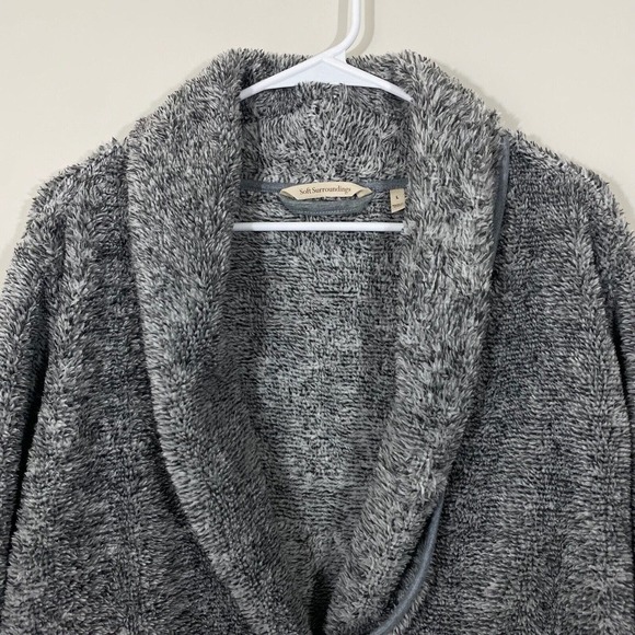 Soft Surroundings Most Wonderful Cardigan Sweater Womens Size Small Grey - Picture 3 of 8